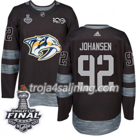 Nashville Predators tröja Ryan Johansen 92 1917-2017 100th Anniversary Adidas Svart 2017 Stanley Cup Final Authentic - NHL Tröjor Herr Nashville Predators tröja Ryan Johansen 92 1917-2017 100th Anniversary Adidas Svart 2017 Stanley Cup Final Authentic - NHL Tröjor Herr